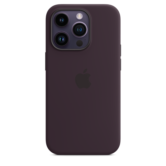iPhone 14 Pro Silicone Case with MagSafe - Elderberry