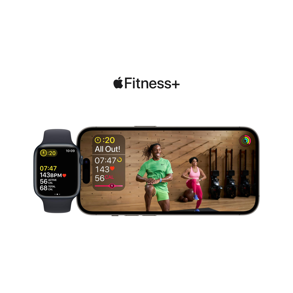 Apple Watch Series 8 GPS + Cellular 45mm Silver Aluminum Case with White Sport Band - S/M