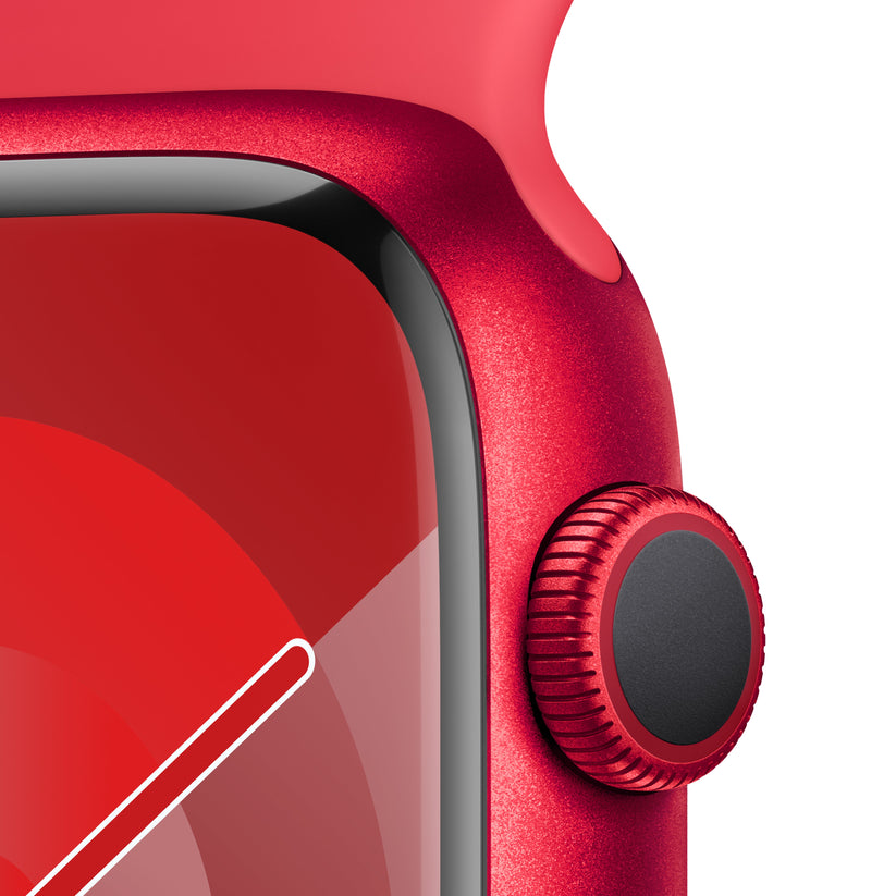 Apple_Watch_Series_9_GPS_45mm_PRODUCTRED_Aluminum_PRODUCTRED_Sport_Band_PDP_Image_Position-3__en-US