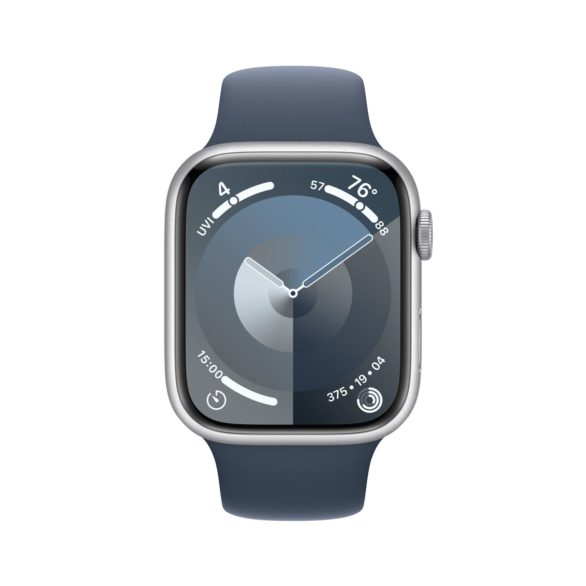 Apple_Watch_Series_9_GPS_45mm_Silver_Aluminum_Storm_Blue_Sport_Band_PDP_Image_Position-2__en-US