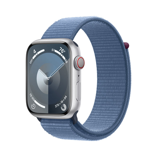 Apple_Watch_Series_9_LTE_45mm_Silver_Aluminum_Winter_Blue_Sport_Loop_PDP_Image_Position-1__en-US