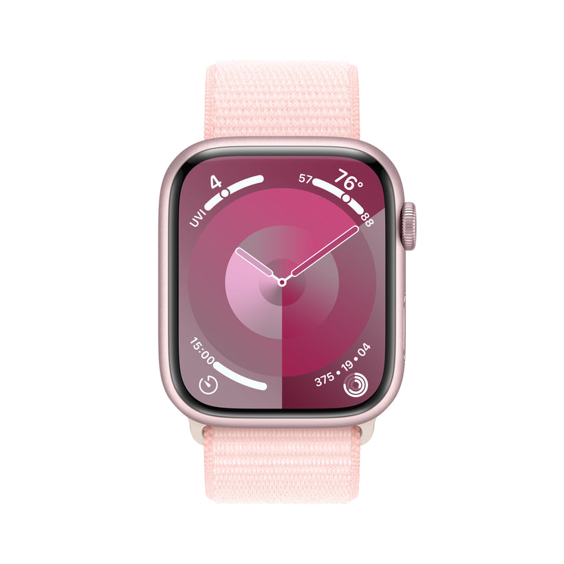 Apple_Watch_Series_9_GPS_45mm_Pink_Aluminum_Light_Pink_Sport_Loop_PDP_Image_Position-2__en-US