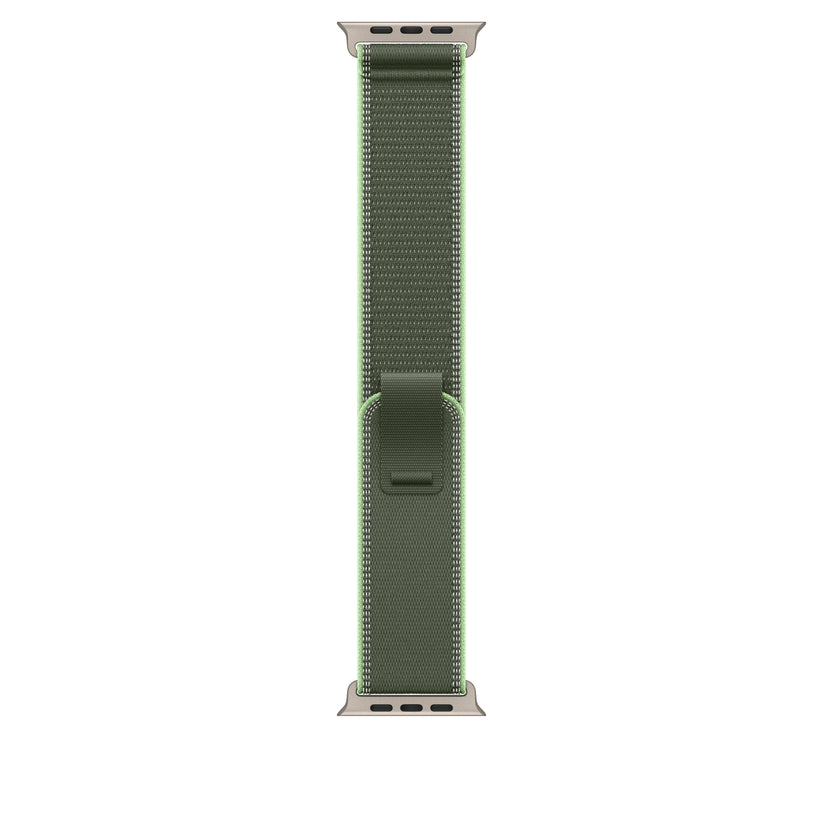 49mm-green-neon-trail-loop--s-m-natural-titanium-finish_MFT44ref