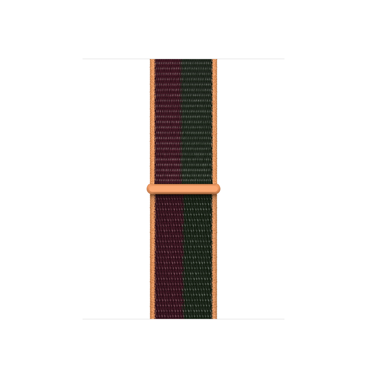 Correa deportiva Loop de 41 mm color cereza oscuro/verde bosque