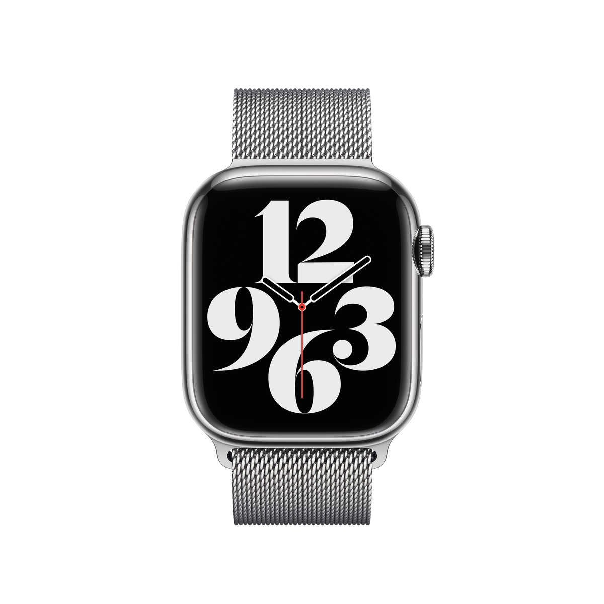 41mm Silver Milanese Loop