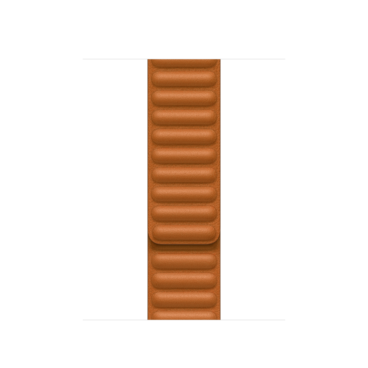 Eslabón de cuero marrón dorado de 41 mm - M/L