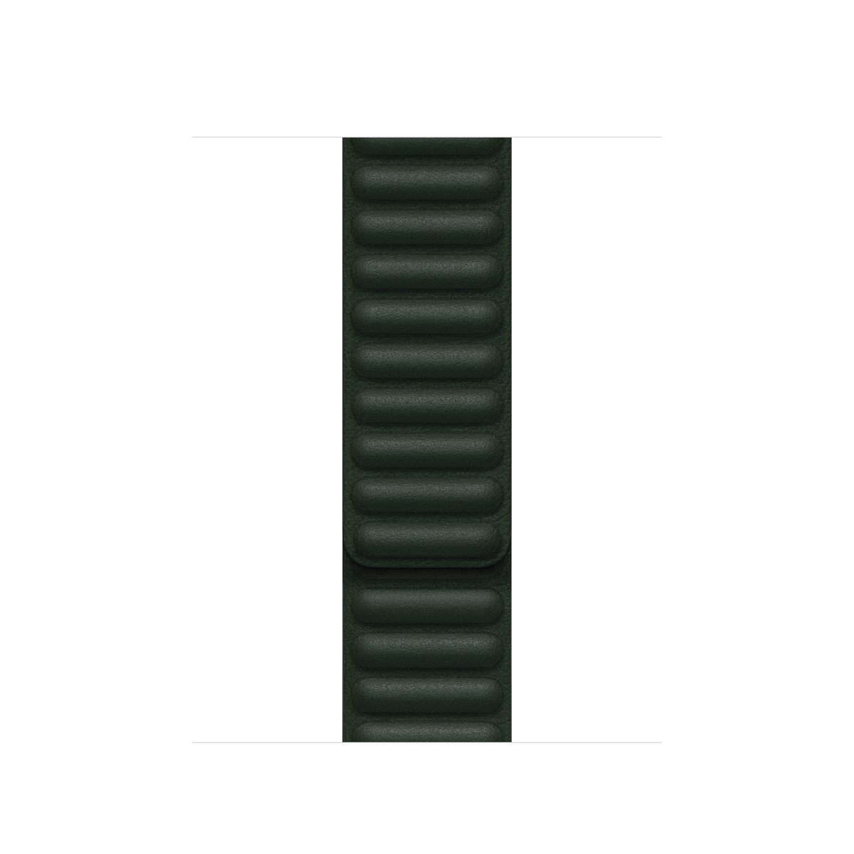 41mm Sequoia Green Leather Link - S/M