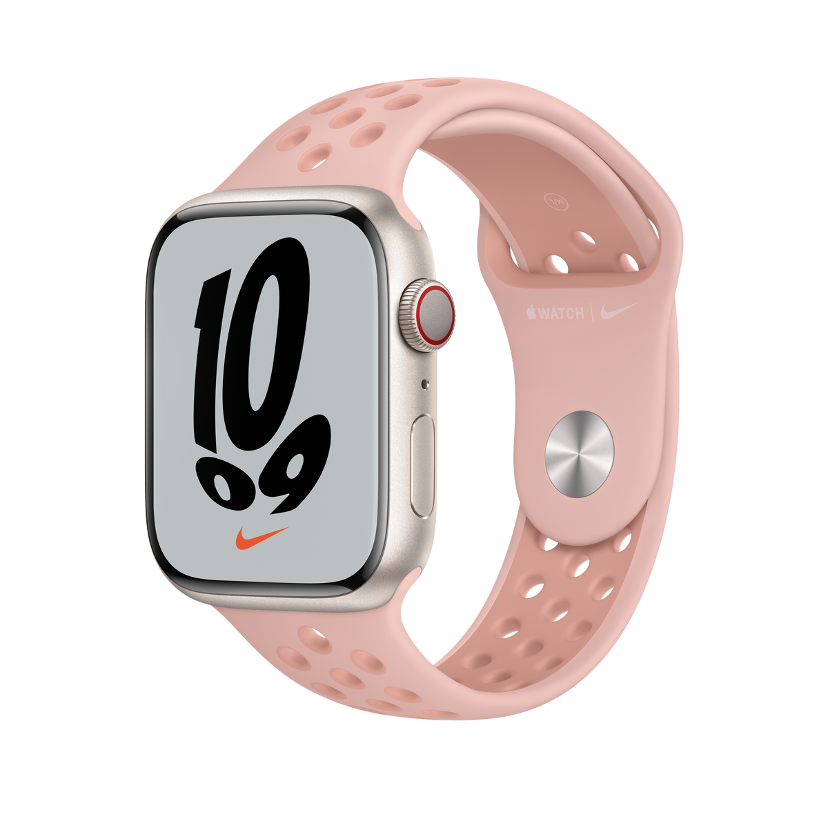 Correa deportiva Nike rosa Oxford/Rose Whisper de 45 mm