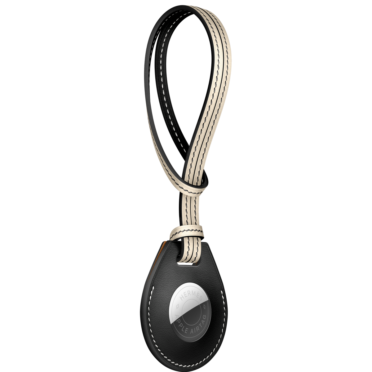 AirTag Hermès Bag Charm - Noir