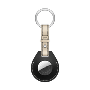 AirTag Hermès Key Ring - Noir