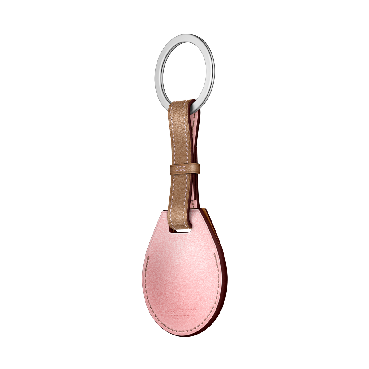 AirTag Hermès Key Ring - Rose Sakura