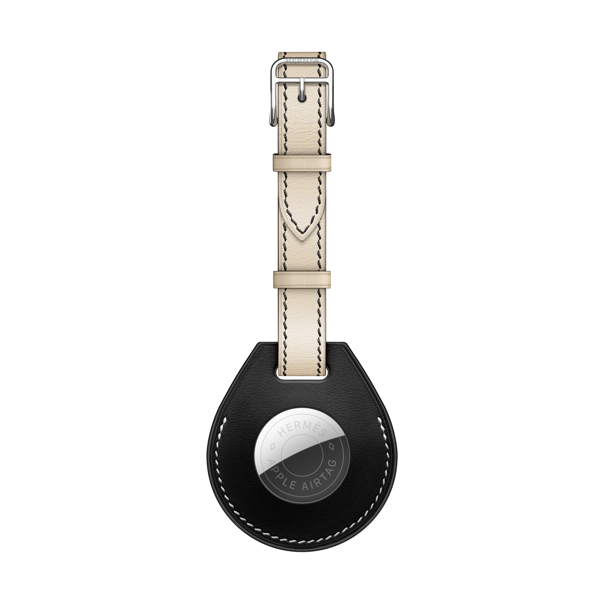 AirTag Hermès Luggage Tag - Noir