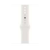 45mm White Sport Band - M/L