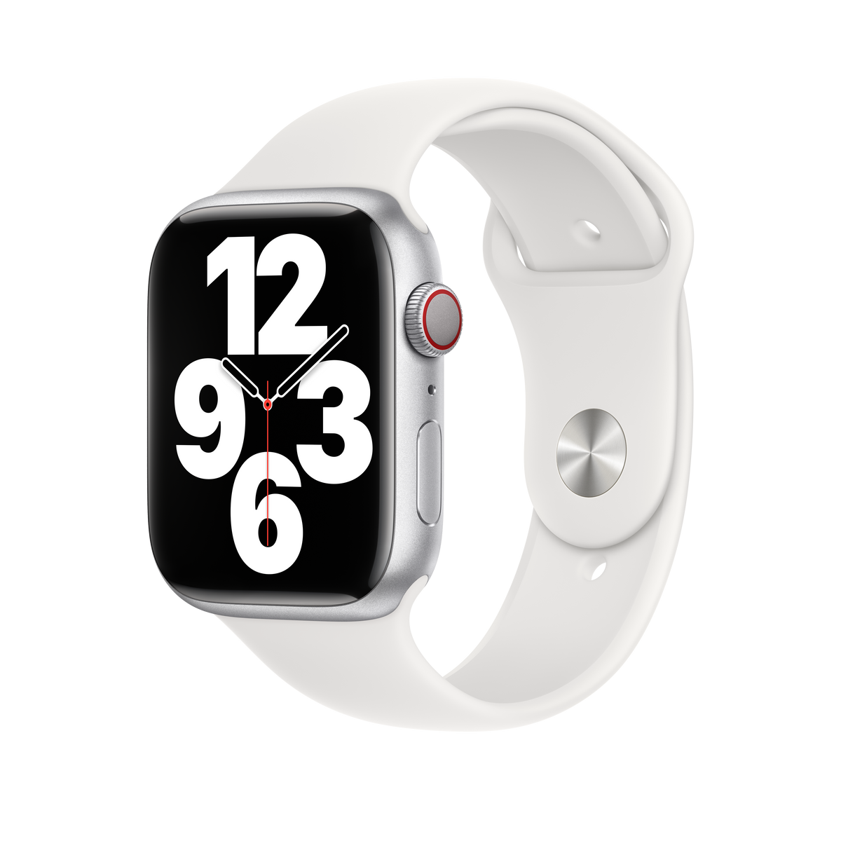 45mm White Sport Band - M/L