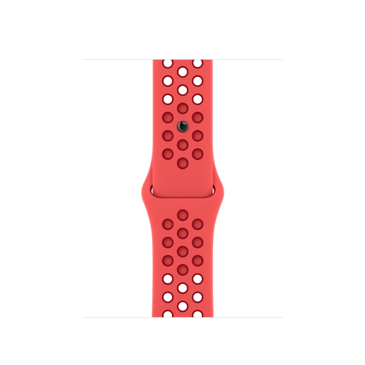 Correa deportiva Nike de 41 mm en color carmesí brillante/rojo gimnasio - Talla S/M