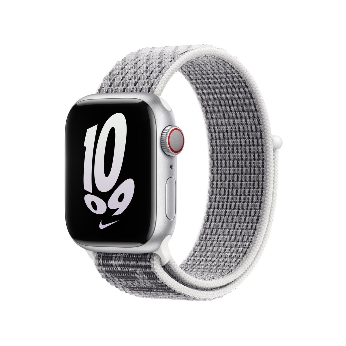 Correa deportiva Nike blanca/negra Summit de 41 mm