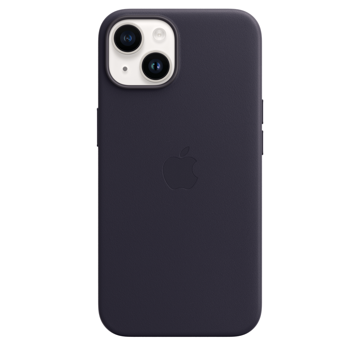Funda de piel con MagSafe para iPhone 14 - Medianoche