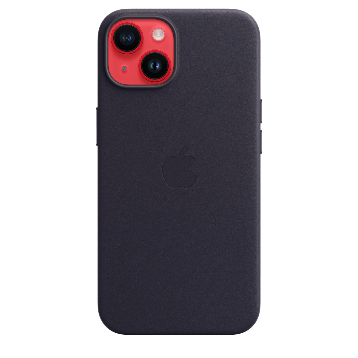 Funda de piel con MagSafe para iPhone 14 - Medianoche