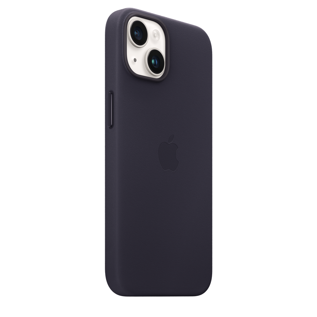 Funda de piel con MagSafe para iPhone 14 - Medianoche