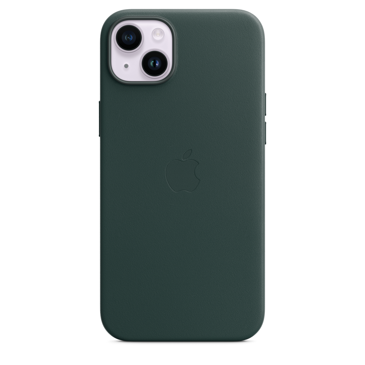 Funda de piel con MagSafe para iPhone 14 Plus - Verde bosque