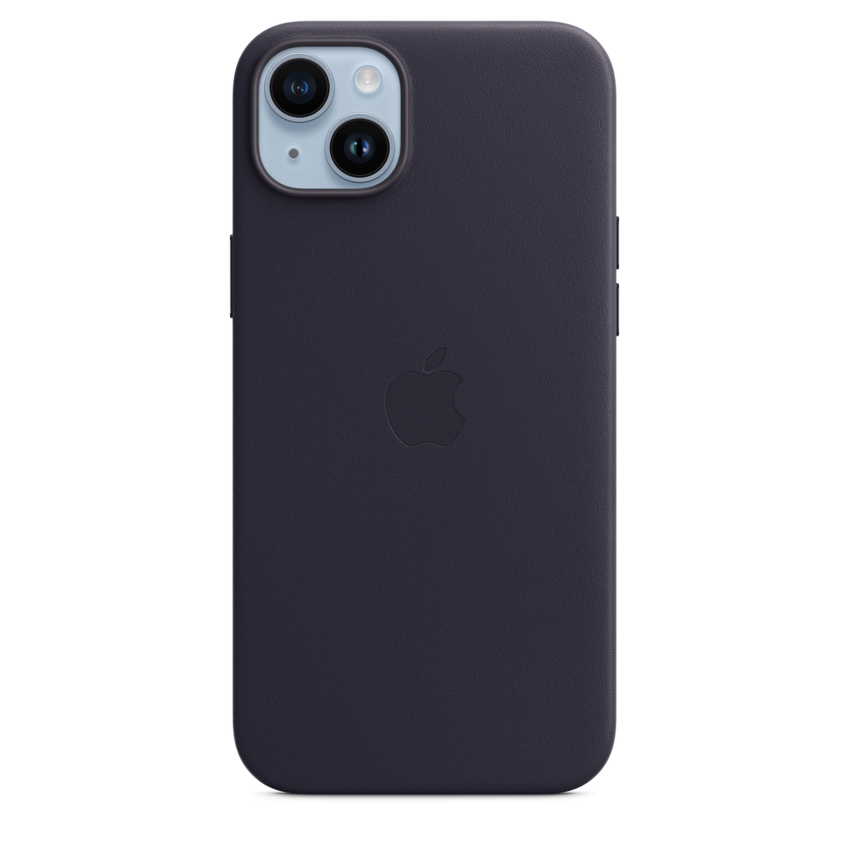 Funda de piel con MagSafe para iPhone 14 Plus - Tinta