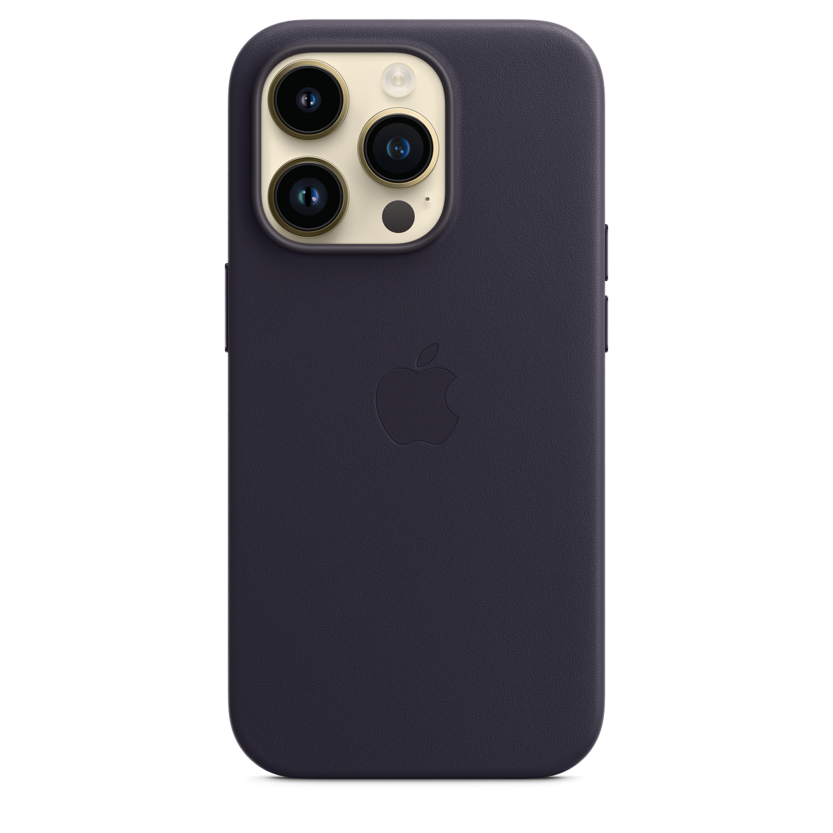 Funda de piel con MagSafe para iPhone 14 Pro - Medianoche
