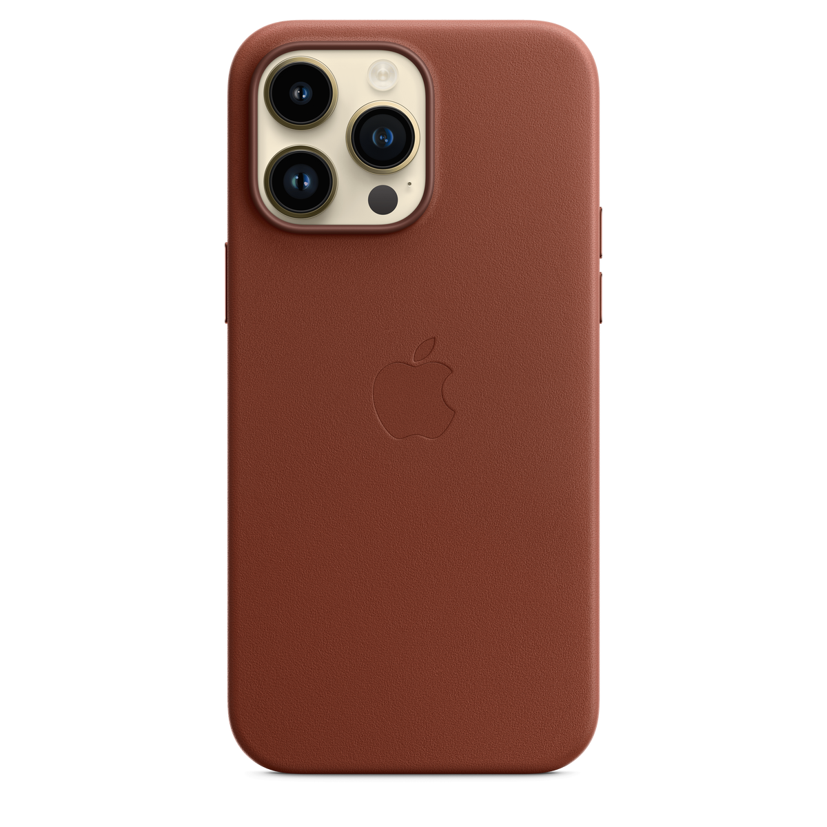 Funda de piel con MagSafe para iPhone 14 Pro Max - Color ocre