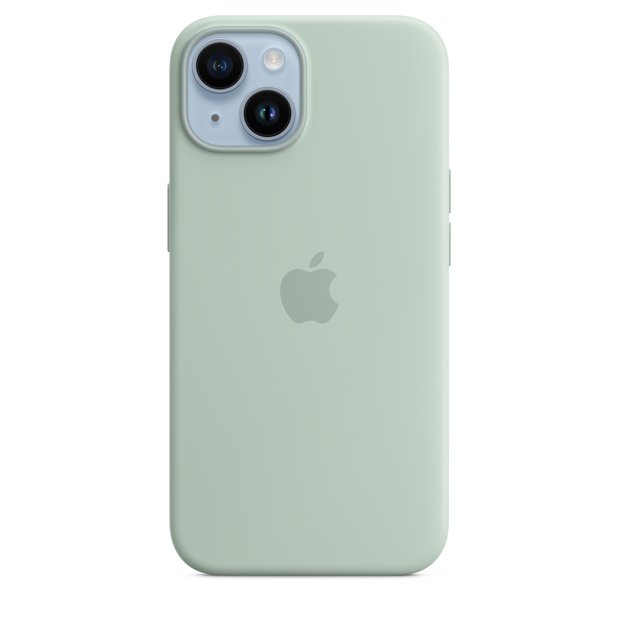 Funda de silicona para iPhone 14 con MagSafe - Suculenta