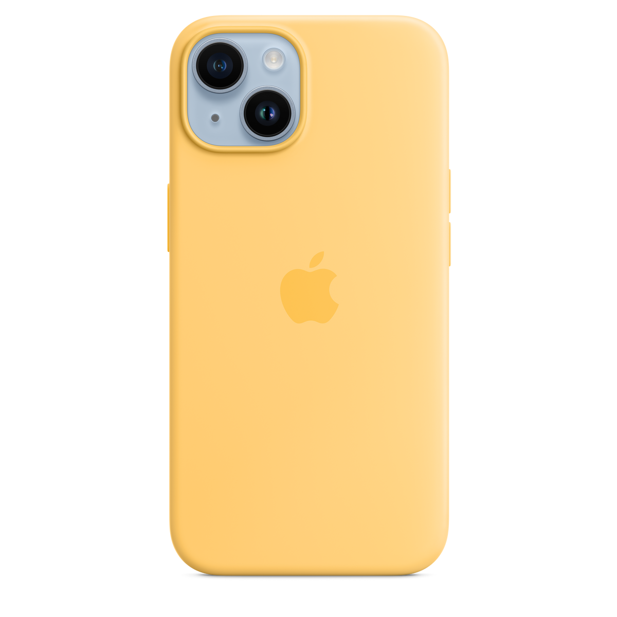 Funda de silicona para iPhone 14 con MagSafe - Sunglow