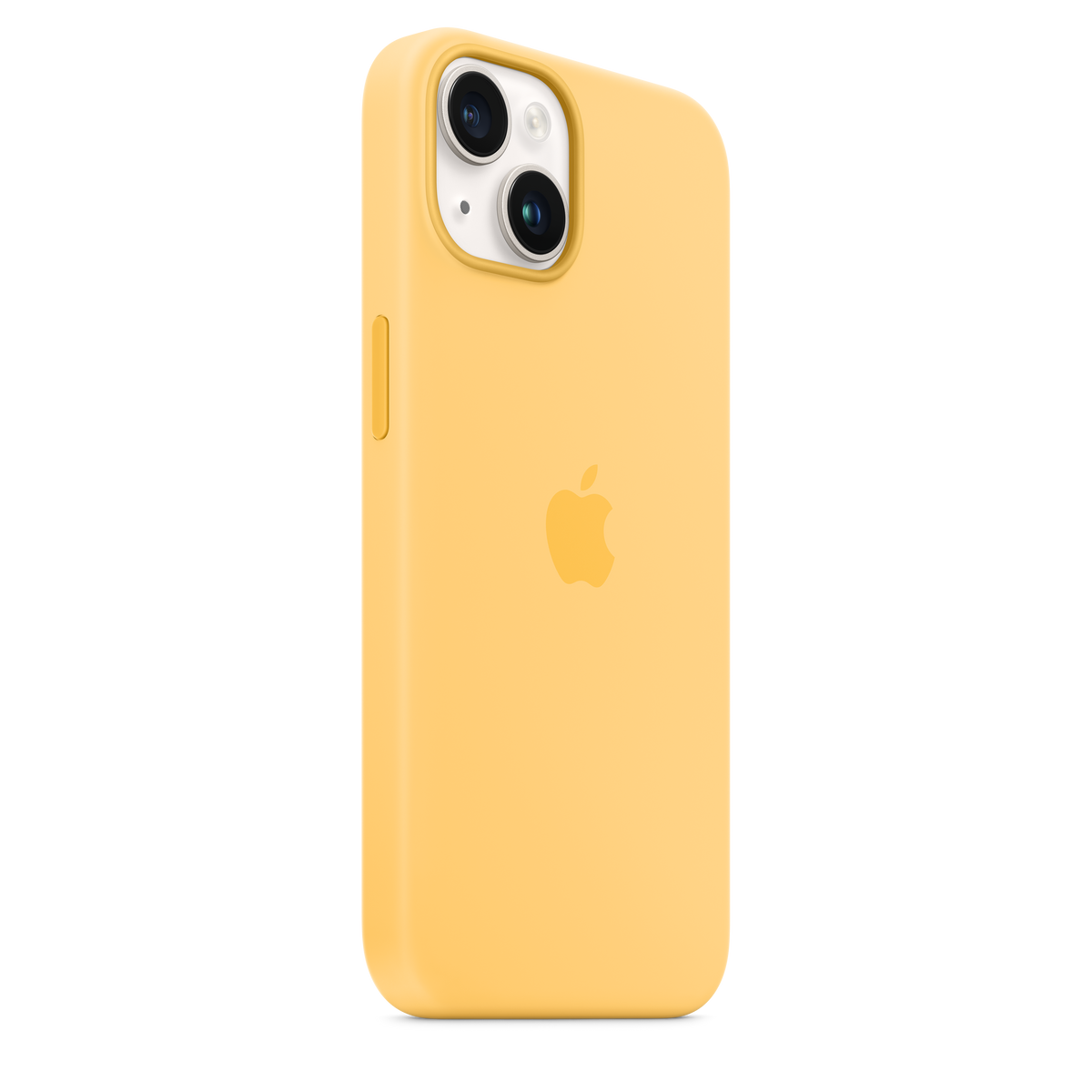 Funda de silicona para iPhone 14 con MagSafe - Sunglow