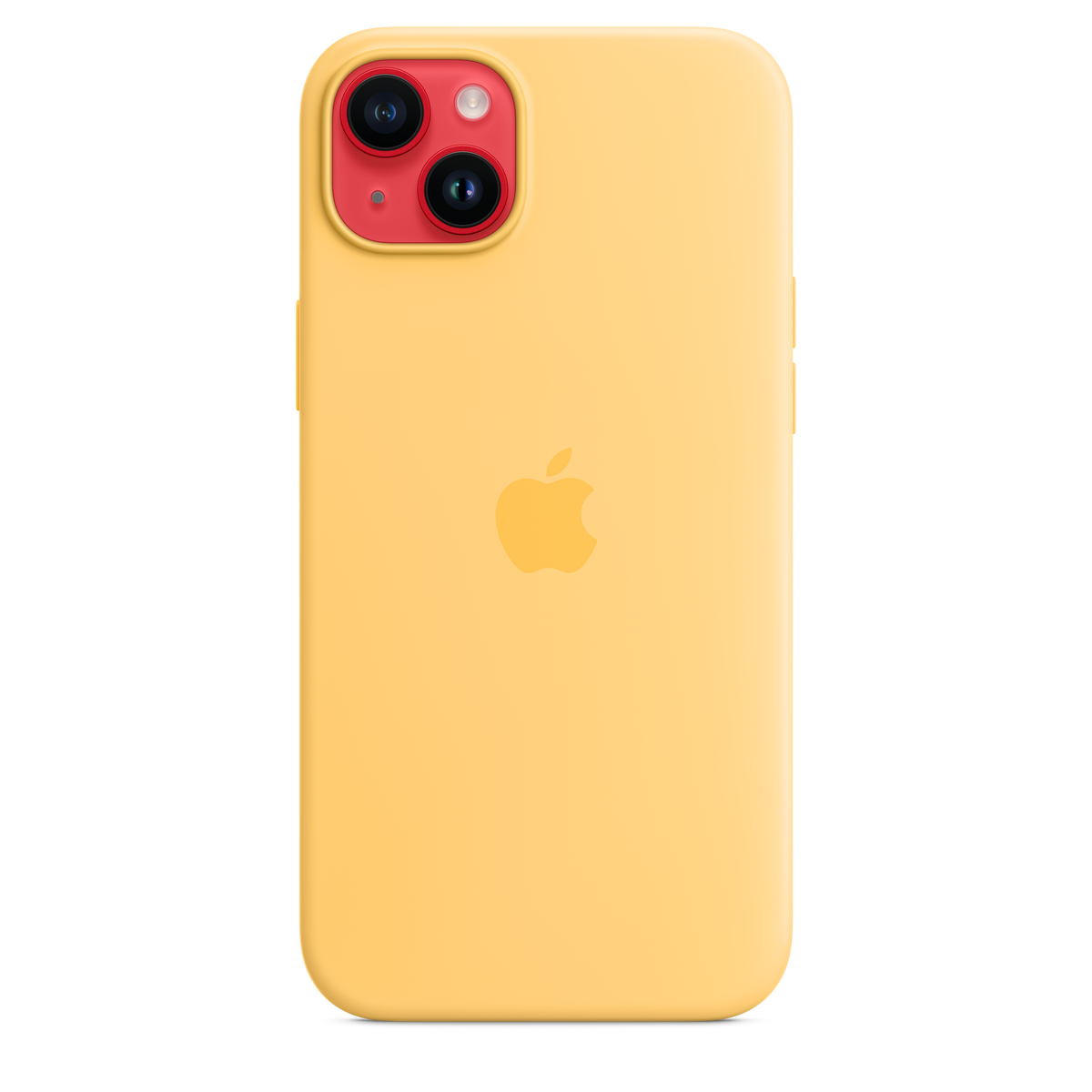 Funda de silicona para iPhone 14 Plus con MagSafe - Sunglow