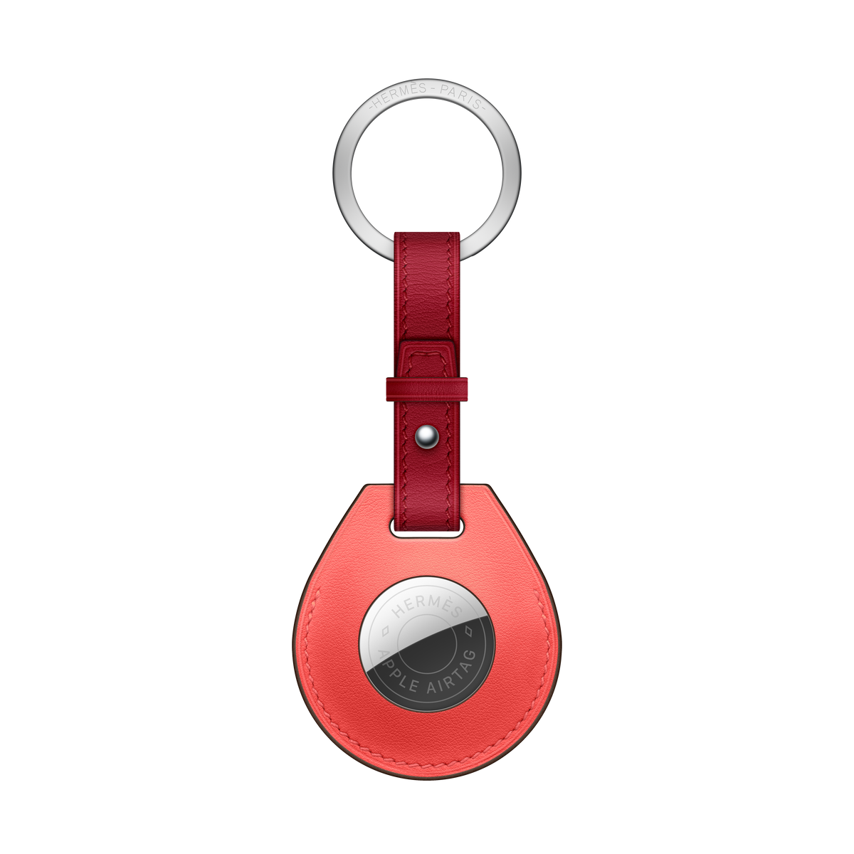 AirTag Hermès Key Ring – Vert Rousseau