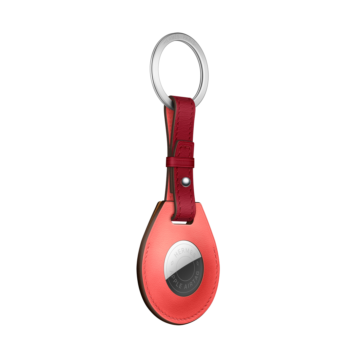 AirTag Hermès Key Ring – Vert Rousseau
