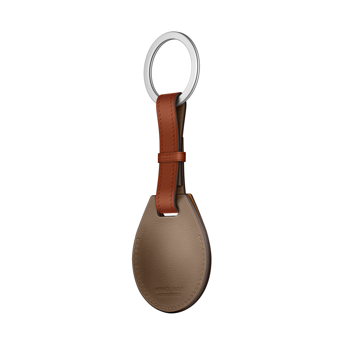 AirTag Hermès Bag Charm - Beige de Weimar