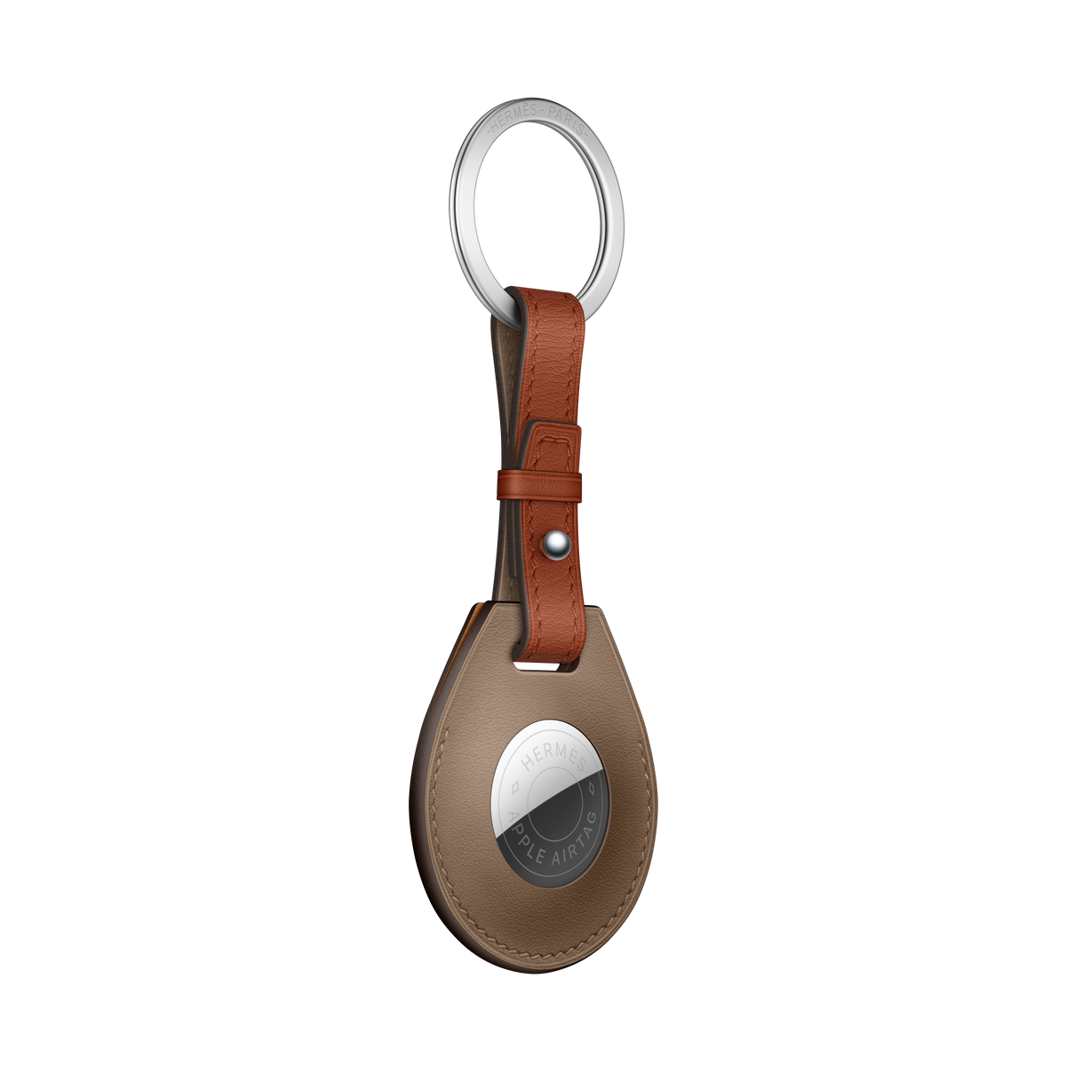 AirTag Hermès Bag Charm - Beige de Weimar