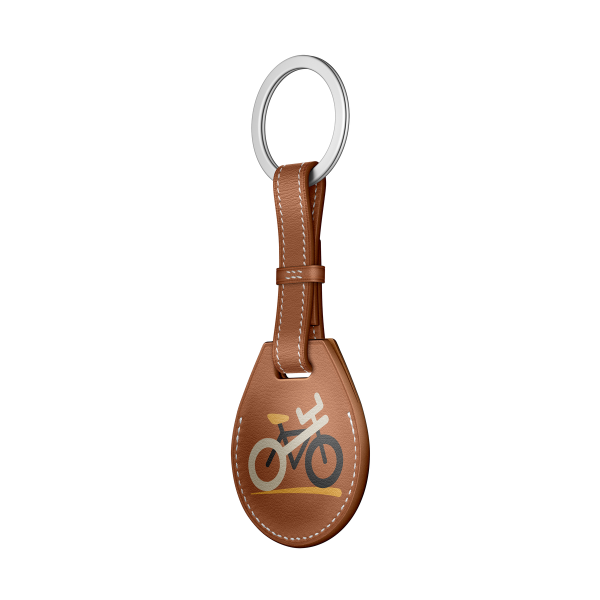 AirTag Hermès Bag Charm - Rose Texas