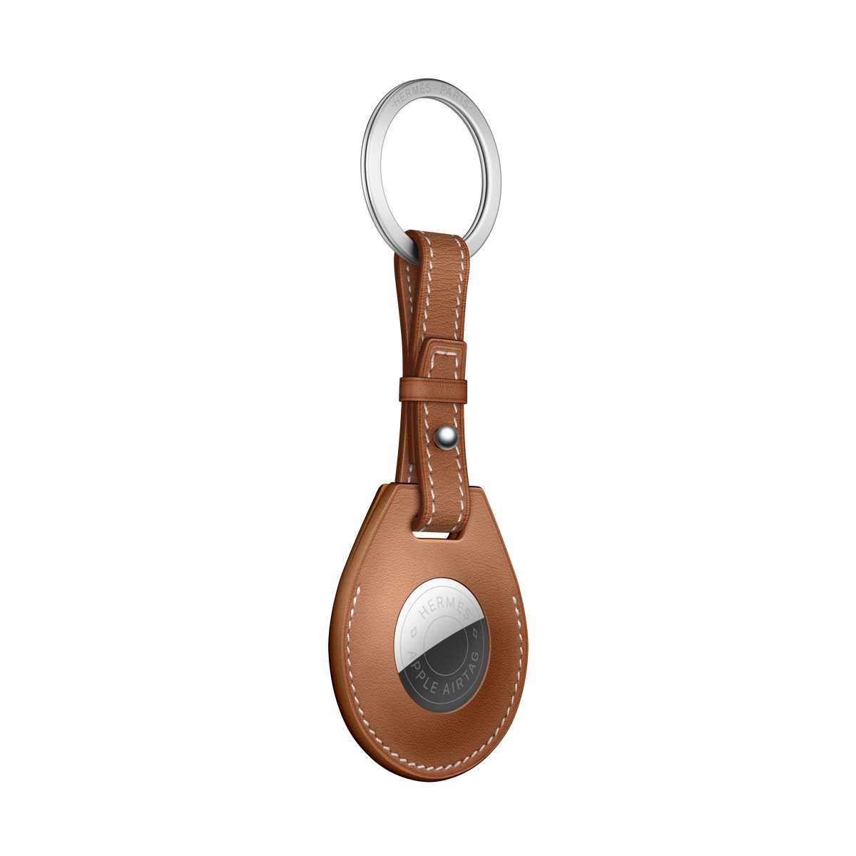 AirTag Hermès Bag Charm - Rose Texas