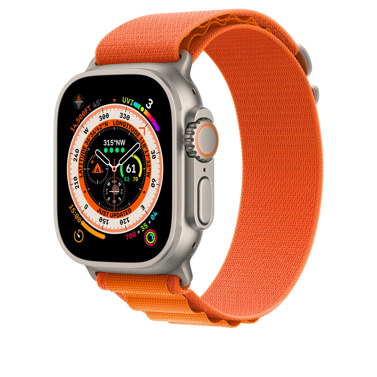 Correa Alpine Loop naranja de 49 mm (pequeña)