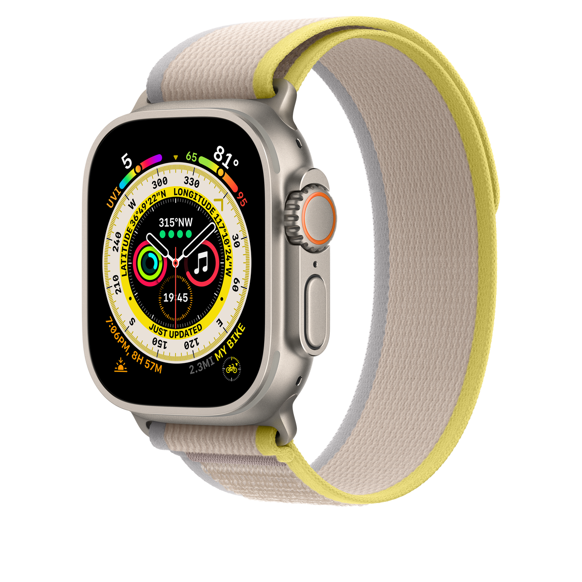 Trail Loop amarillo/beige de 49 mm - S/M