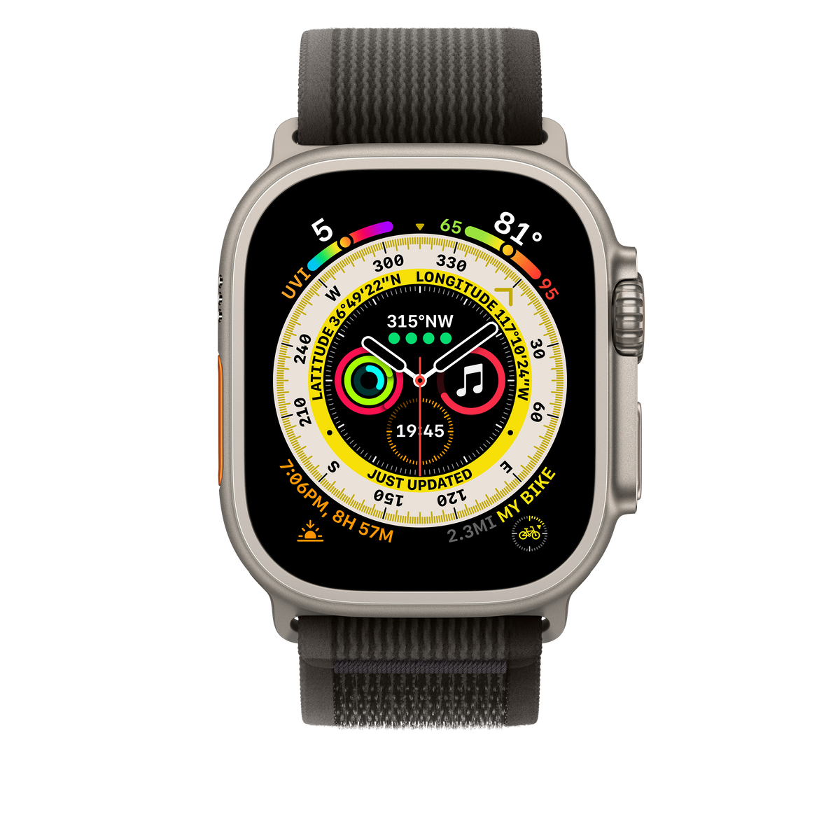 49mm Black/Gray Trail Loop - M/L