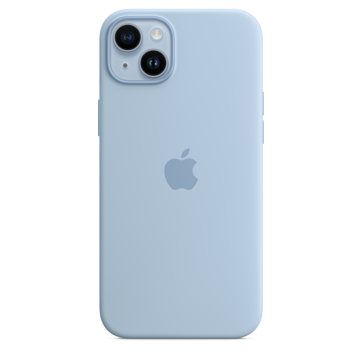 Funda de silicona para iPhone 14 Plus con MagSafe - Sky