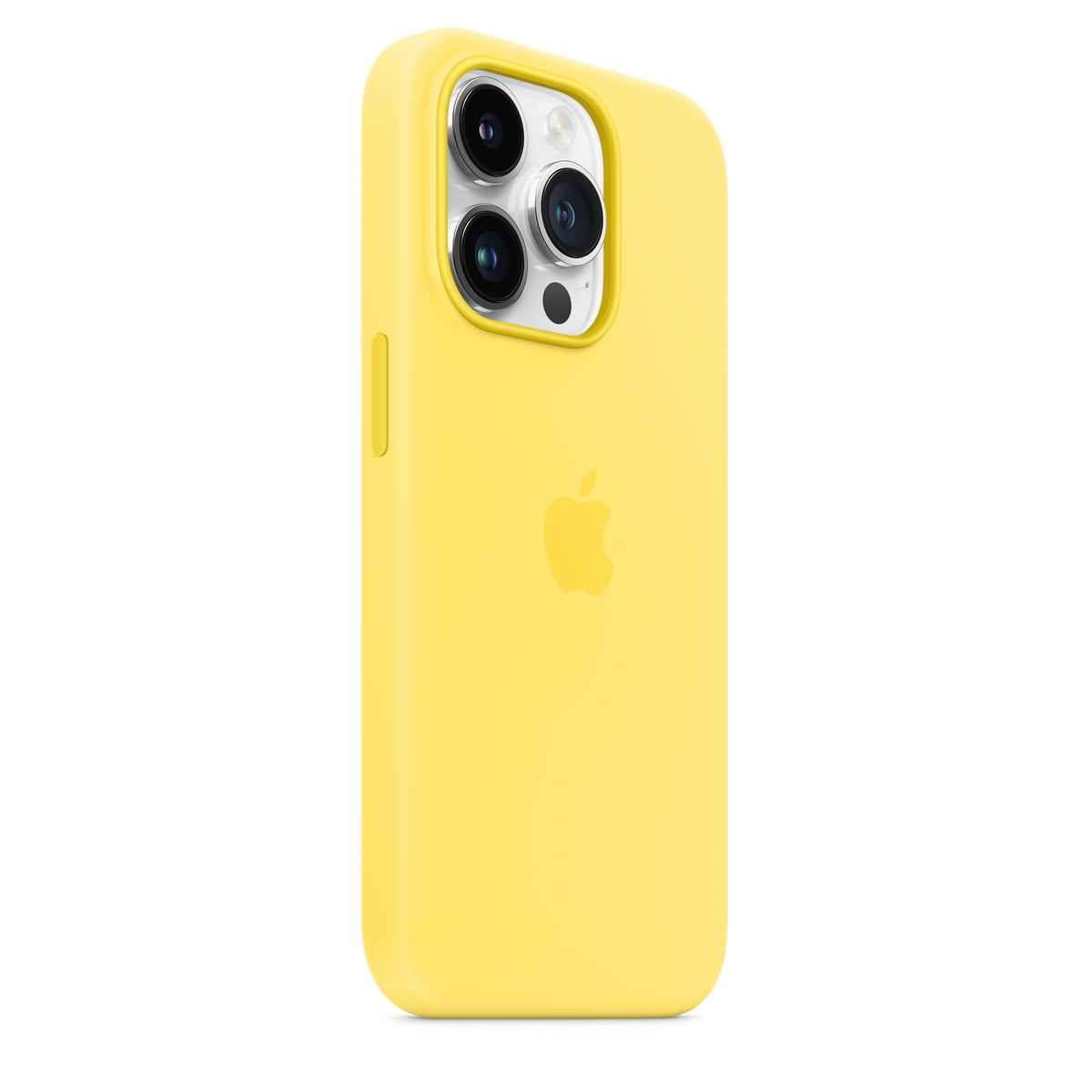 Funda de silicona para iPhone 14 Pro con MagSafe - Amarillo Canario