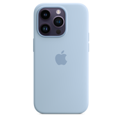 Funda de silicona para iPhone 14 Pro con MagSafe - Sky