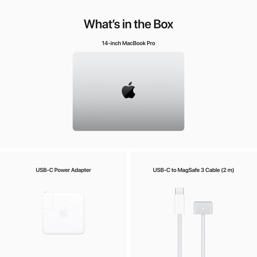 MacBook Pro de 14 pulgadas: chip Apple M2 Pro con CPU de 10 núcleos y GPU de 16 núcleos, SSD de 512 GB - Plateado