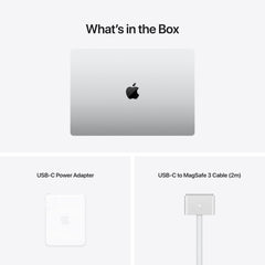 16-inch MacBook Pro: Apple M1 Pro chip with 10‑core CPU and 16‑core GPU, 512GB SSD - Silver