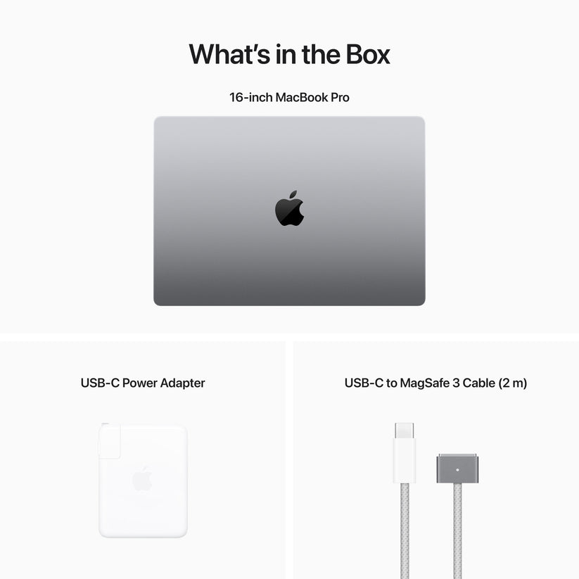 16-inch MacBook Pro: Apple M2 Max chip with 12‑core CPU and 38‑core GPU, 1TB SSD - Space Gray